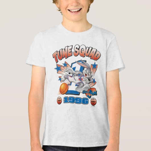 SPACE JAM™ BUGS BUNNY™ #1 Basketbal Grafisch Tri-Blend Shirt (Voorkant)