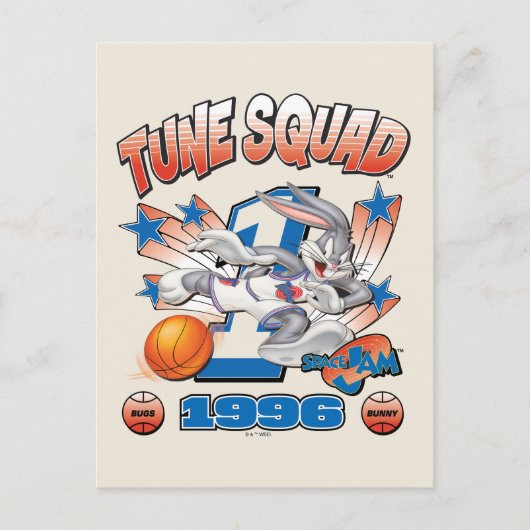 SPACE JAM™ BUGS BUNNY™ #1 Basketball Graphic Briefkaart (Voorkant)