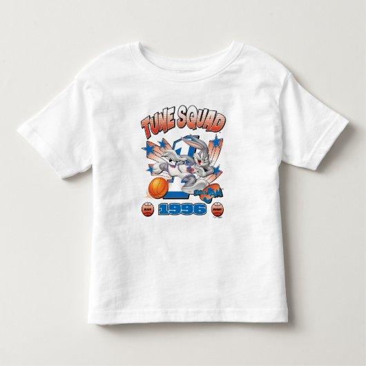 SPACE JAM™ BUGS BUNNY™ #1 Basketball Graphic Kinder Shirts (Voorkant)