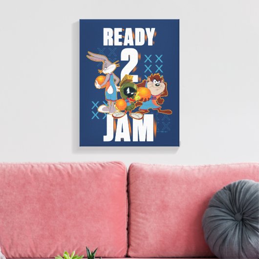 SPACE JAM: EEN NIEUWE LEGACY™ | Klaar 2 jam Canvas Afdruk (Insitu (Woonkamer))
