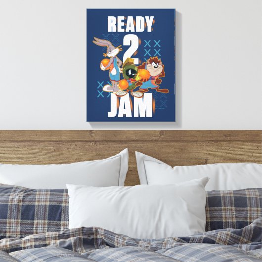 SPACE JAM: EEN NIEUWE LEGACY™ | Klaar 2 jam Canvas Afdruk (Insitu (Slaapkamer))