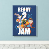 SPACE JAM: EEN NIEUWE LEGACY™ | Klaar 2 jam Canvas Afdruk (Insitu (Houten vloer))
