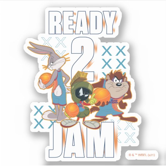 SPACE JAM: EEN NIEUWE LEGACY™ | Klaar 2 jam Sticker (Voorkant)
