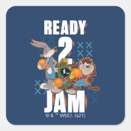 SPACE JAM: EEN NIEUWE LEGACY™ | Klaar 2 jam Vierkante Sticker