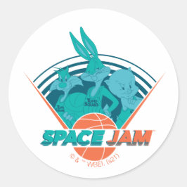 SPACE JAM: EEN NIEUWE LEGACY™ | Retro Futuristic T Ronde Sticker