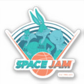 SPACE JAM: EEN NIEUWE LEGACY™ | Retro Futuristic T Sticker (Voorkant)