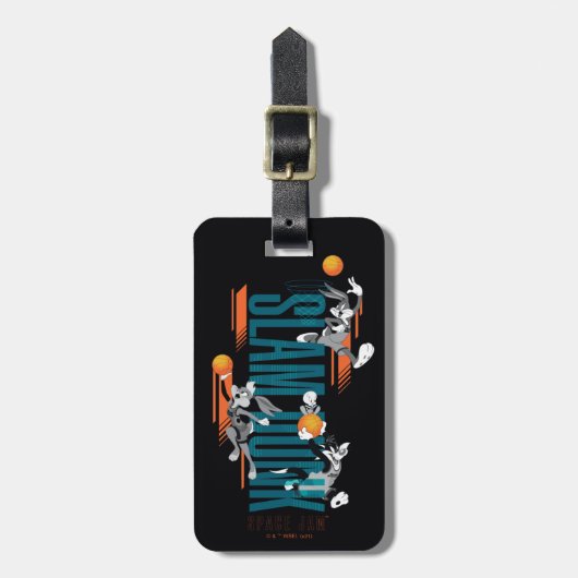 SPACE JAM: EEN NIEUWE LEGACY™ | Slam Dunk Bagagelabel (Voorkant verticaal)