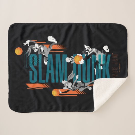 SPACE JAM: EEN NIEUWE LEGACY™ | Slam Dunk Sherpa Deken (Voorkant (horizontaal))