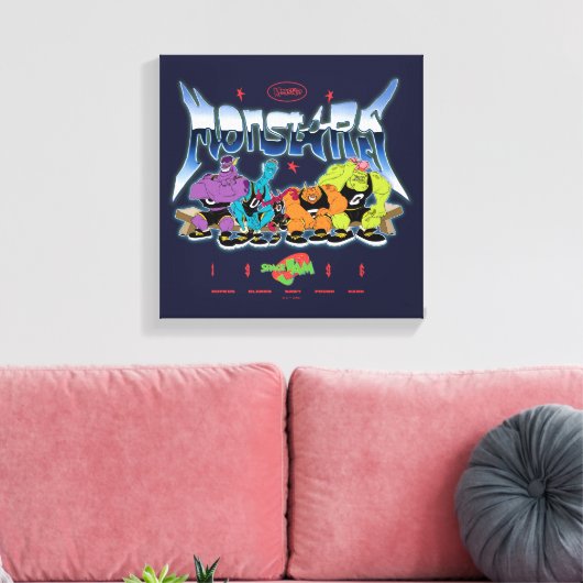 SPACE JAM™ Monstars 1996 Graphic Canvas Afdruk (Insitu (Woonkamer))