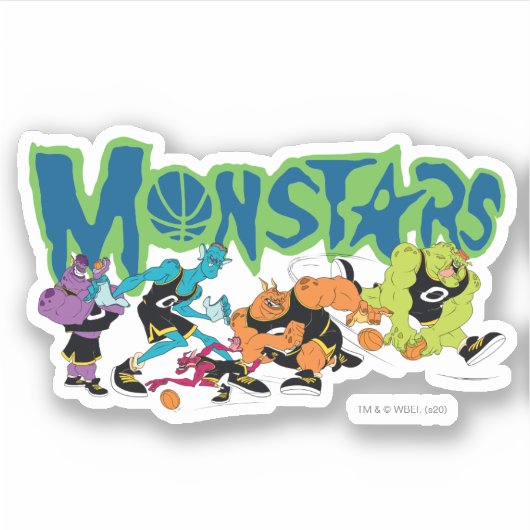 SPACE JAM™ Monsterren Sticker (Voorkant)