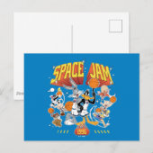 SPACE JAM™ TUNE SQUAD™ 1996 Grafisch Briefkaart (Voorkant / Achterkant)