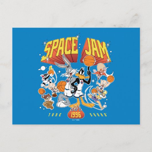 SPACE JAM™ TUNE SQUAD™ 1996 Grafisch Briefkaart (Voorkant)