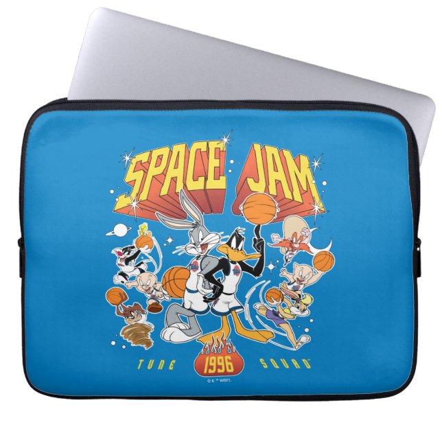 SPACE JAM™ TUNE SQUAD™ 1996 Grafisch Laptop Sleeve (Voorkant)
