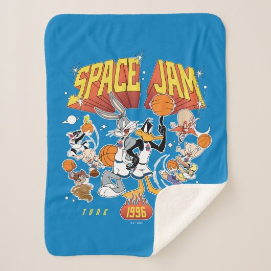 SPACE JAM™ TUNE SQUAD™ 1996 Grafisch Sherpa Deken (Voorkant)