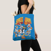 SPACE JAM™ TUNE SQUAD™ 1996 Grafisch Tote Bag (Dichtbij)