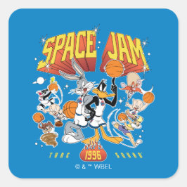 SPACE JAM™ TUNE SQUAD™ 1996 Grafisch Vierkante Sticker