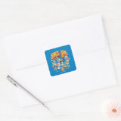SPACE JAM™ TUNE SQUAD™ 1996 Grafisch Vierkante Sticker (Envelop)