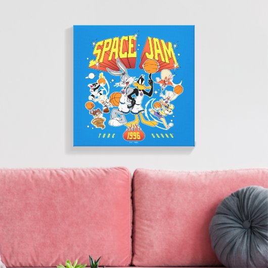 SPACE JAM™ TUNE SQUAD™ 1996 Graphic Canvas Afdruk (Insitu (Woonkamer))