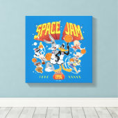 SPACE JAM™ TUNE SQUAD™ 1996 Graphic Canvas Afdruk (Insitu (Houten vloer))