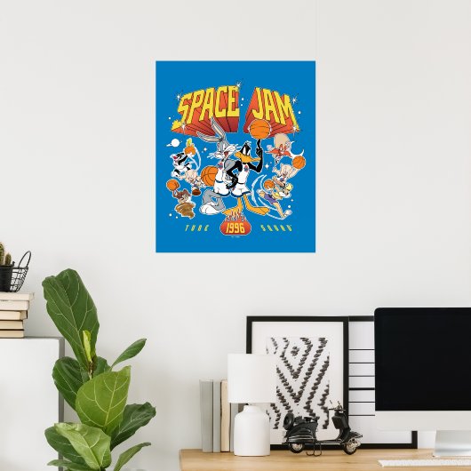 SPACE JAM™ TUNE SQUAD™ 1996 Graphic Poster (Thuiskantoor)
