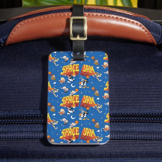 SPACE JAM™ TUNE SQUAD™ Buitenruimte Patroon Bagagelabel (Voorkant Insitu 2)