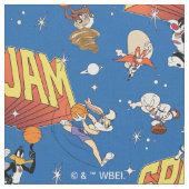 SPACE JAM™ TUNE SQUAD™ Outer Space-patroon Stof (Close Up)