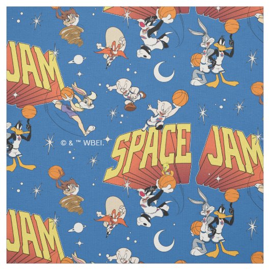SPACE JAM™ TUNE SQUAD™ Outer Space-patroon Stof (Swatch)