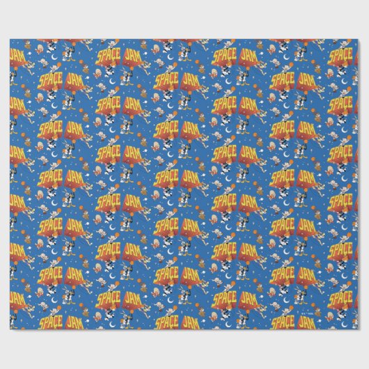 SPACE JAM™ TUNE SQUAD™ Outter Space Pattern Cadeaupapier (Vlak)