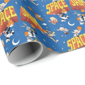 SPACE JAM™ TUNE SQUAD™ Outter Space Pattern Cadeaupapier (Rol Hoek)
