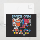 SPACE JAM™ TUNE SQUAD™ VS Monstars Roster Grafisch Briefkaart (Voorkant / Achterkant)