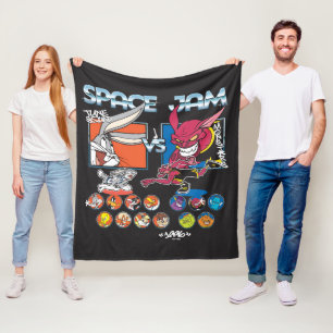 SPACE JAM™ TUNE SQUAD™ VS Monstars Roster Grafisch Fleece Deken