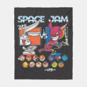 SPACE JAM™ TUNE SQUAD™ VS Monstars Roster Grafisch Fleece Deken (Voorkant)