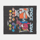 SPACE JAM™ TUNE SQUAD™ VS Monstars Roster Grafisch Fleece Deken (Voorkant (Horizontaal))