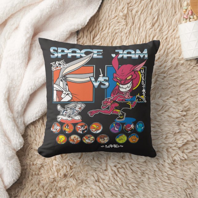 SPACE JAM™ TUNE SQUAD™ VS Monstars Roster Grafisch Kussen (Deken)