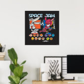 SPACE JAM™ TUNE SQUAD™ VS Monstars Roster Grafisch Poster (Thuiskantoor)