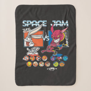 SPACE JAM™ TUNE SQUAD™ VS Monstars Roster Grafisch Sherpa Deken