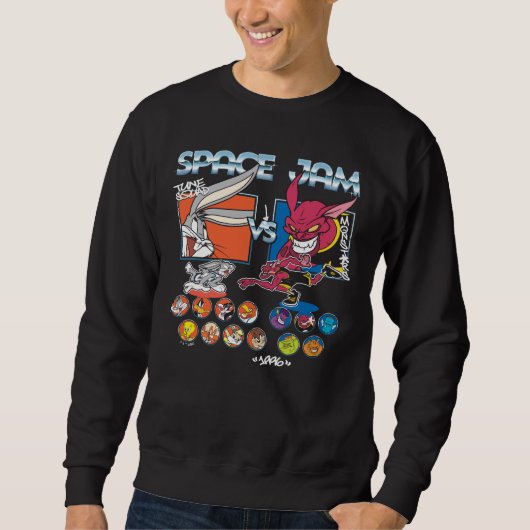 SPACE JAM™ TUNE SQUAD™ VS Monstars Roster Grafisch Trui (Voorkant)
