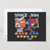 SPACE JAM™ TUNE SQUAD™ VS Monstars Roster Graphic Briefkaart (Voorkant / Achterkant)