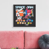 SPACE JAM™ TUNE SQUAD™ VS Monstars Roster Graphic Canvas Afdruk (Insitu (Woonkamer))