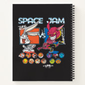 SPACE JAM™ TUNE SQUAD™ VS Monstars Roster Graphic Notitieboek (Achterkant)