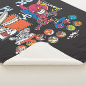 SPACE JAM™ TUNE SQUAD™ VS Monstars Roster Graphic Sherpa Deken (3/4)