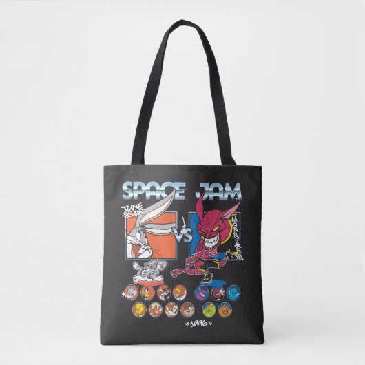 SPACE JAM™ TUNE SQUAD™ VS Monstars Roster Graphic Tote Bag (Voorkant)