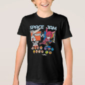 SPACE JAM™ TUNE SQUAD™ VS Monstars Roster Graphic Tri-Blend Shirt (Voorkant)