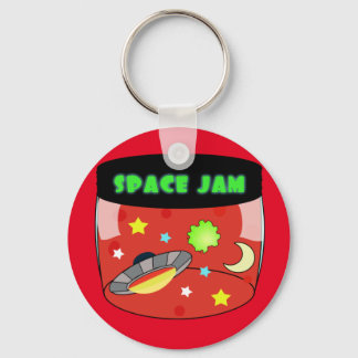 Space Jar Jam Red Sleutelhanger
