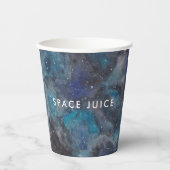 Space Juice Galaxy Sterren Aangepast Papieren Bekers (Voorkant)