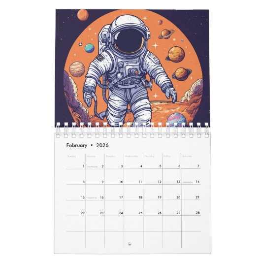 Space Kalender (Feb 2026)
