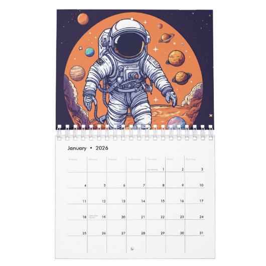 Space Kalender (Jan 2026)