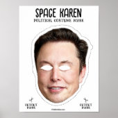 Space Karen kostuummasker Poster (Voorkant)