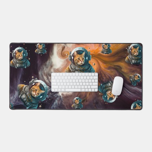 Space Kat Deskmat Bureaumat (Keyboard & Muis)