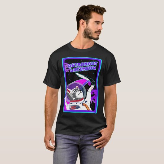 Space Kat Front shirt (Voorkant volledig)